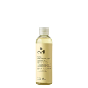 A l'huile de Sésame et d'Amande Douce - Huile démaquillante - Certifiée bio 200 ml
