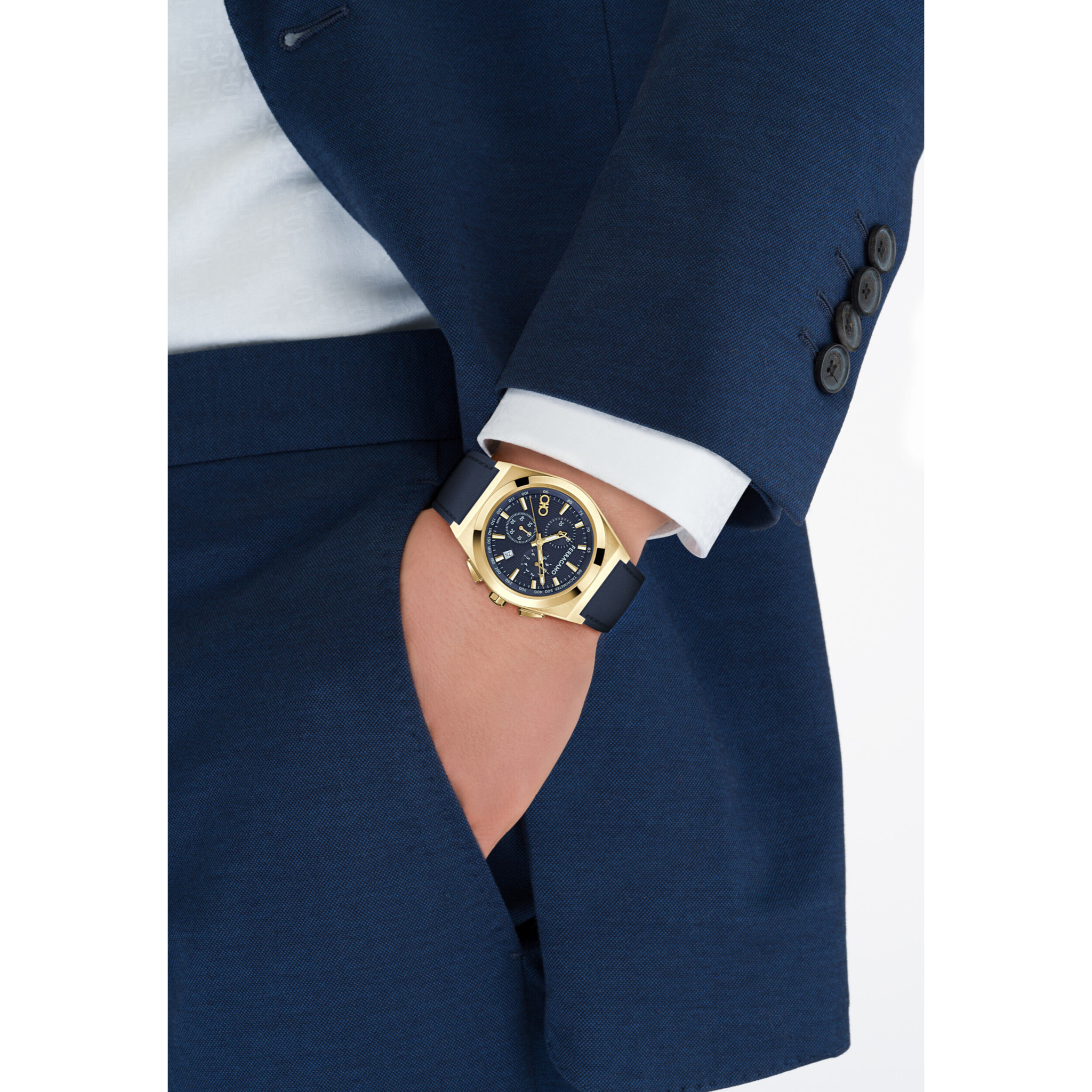 Ferragamo Orologio Cronografo Al Quarzo Vega Upper East Chrono