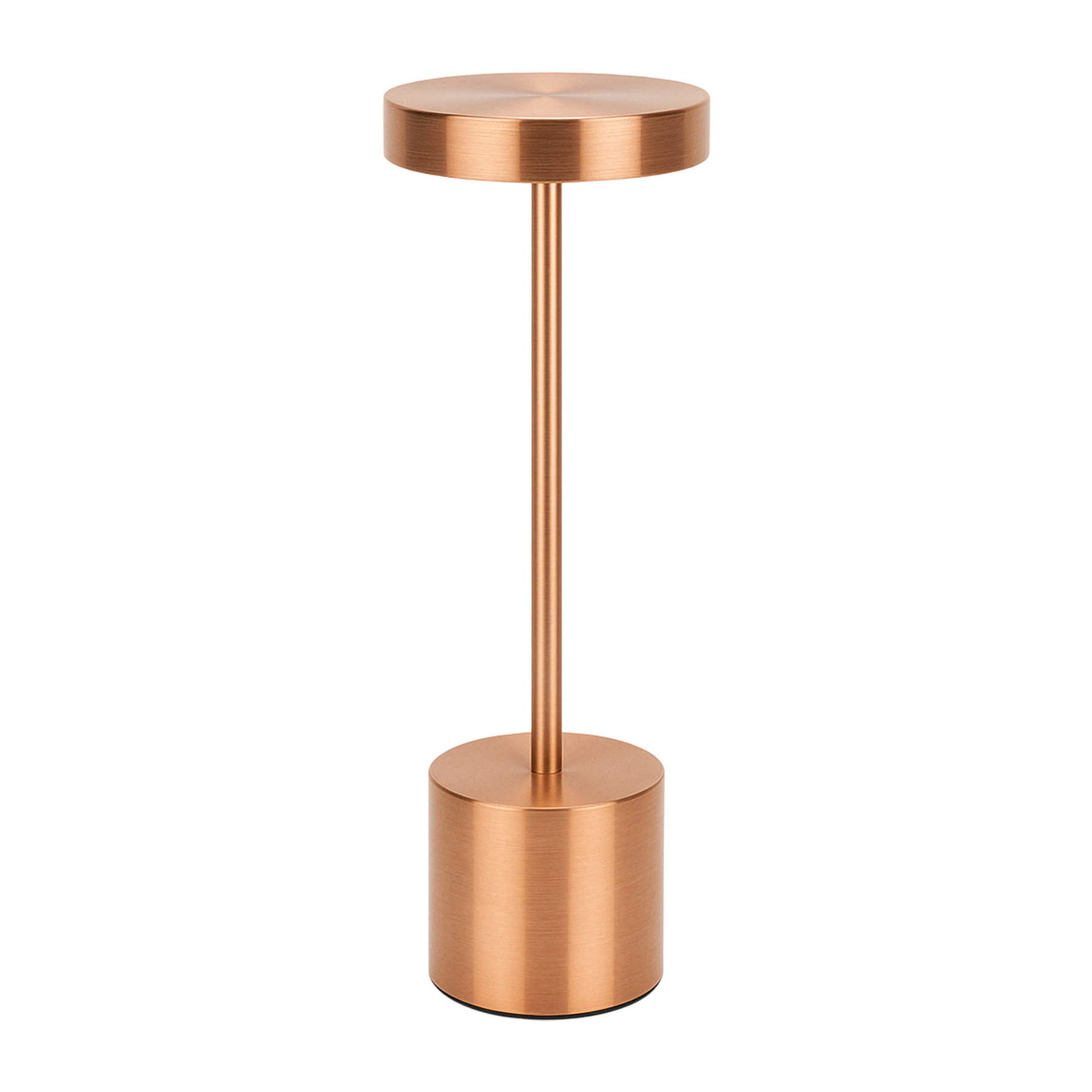 Well Home Lámpara de Mesa color Cobre con 24 luces LED blanco cálido con 3 modos de iluminación Ø8x34,2cm