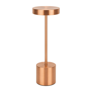 Well Home Lámpara de Mesa color Cobre con 24 luces LED blanco cálido con 3 modos de iluminación Ø8x34,2cm