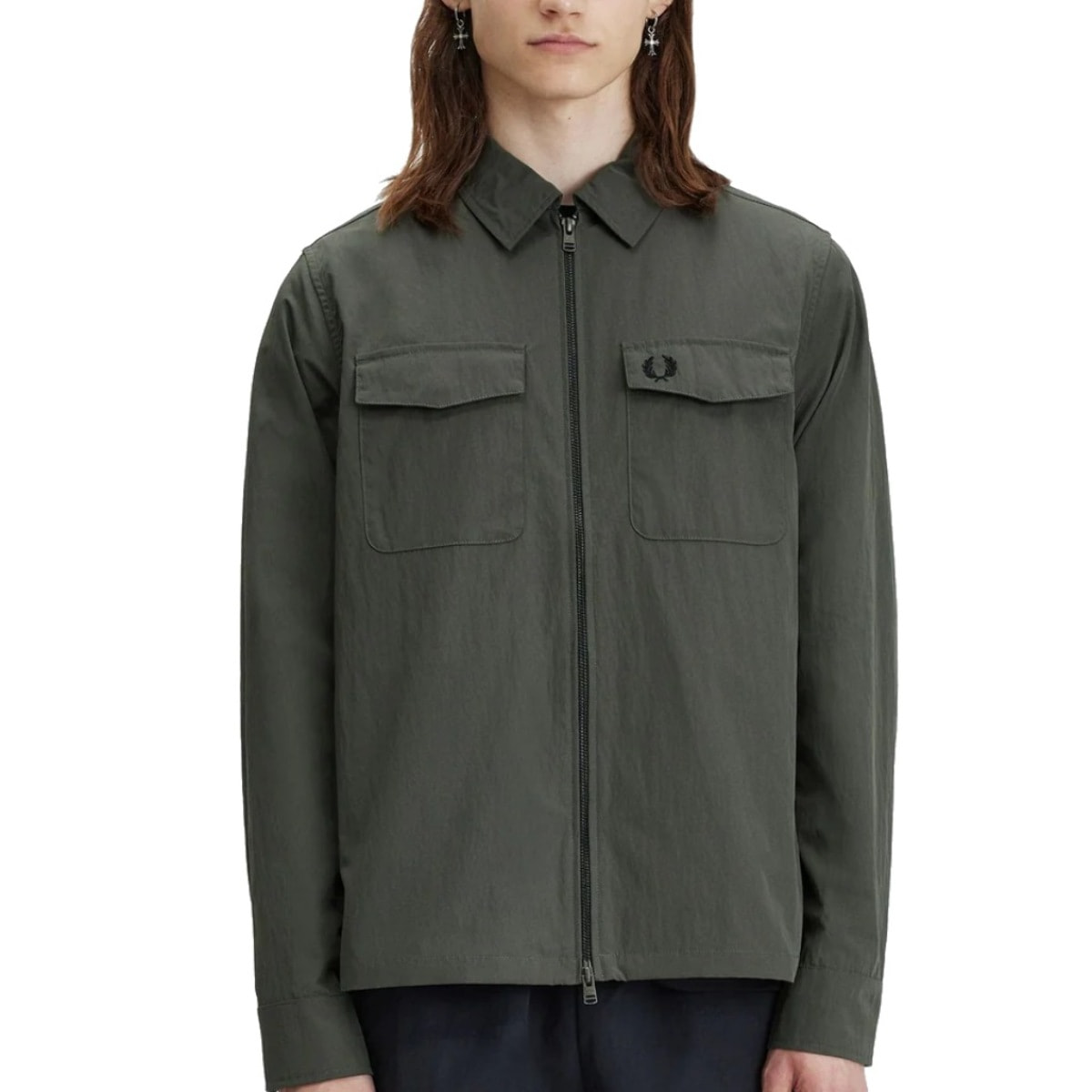 CHAQUETA FRED PERRY ZIP OVERSHIRT