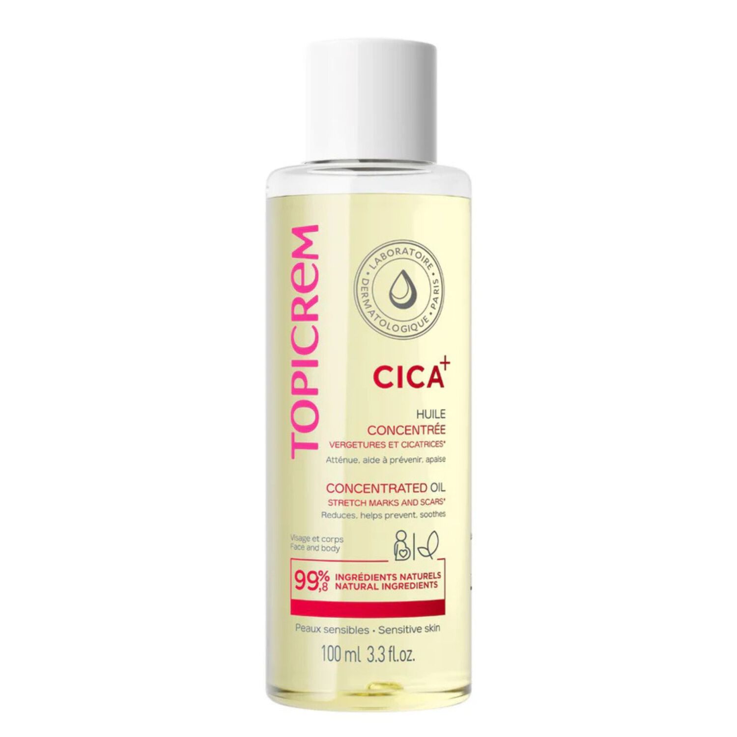 Cica+ - Huile Concentrée Vergetures et Cicatrices 100 ml