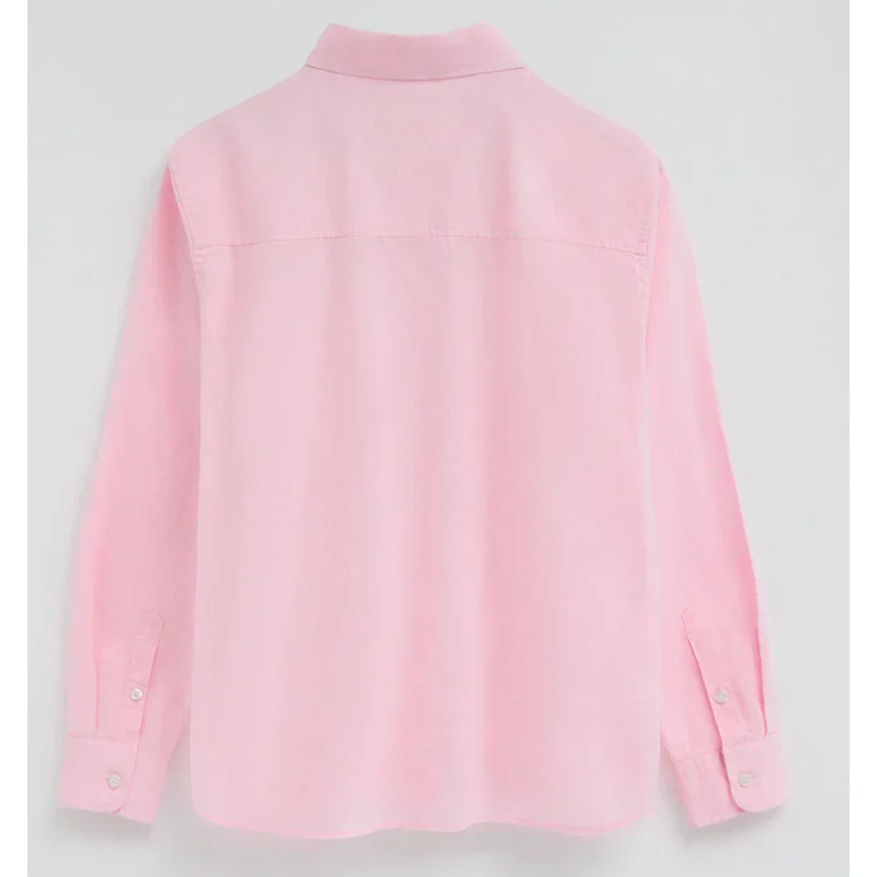 Camisa cotolino rosa de corte holgado y bordado Rigby Go