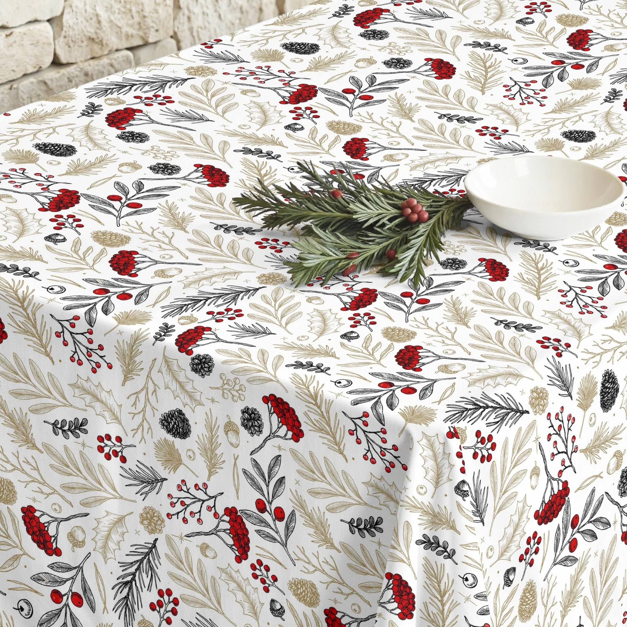 Nappe en résine Anti-tâches Merry Christmas 34