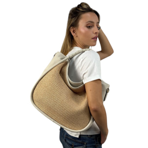 Bolso de hombro Cheval Firenze Corsica Max Beige