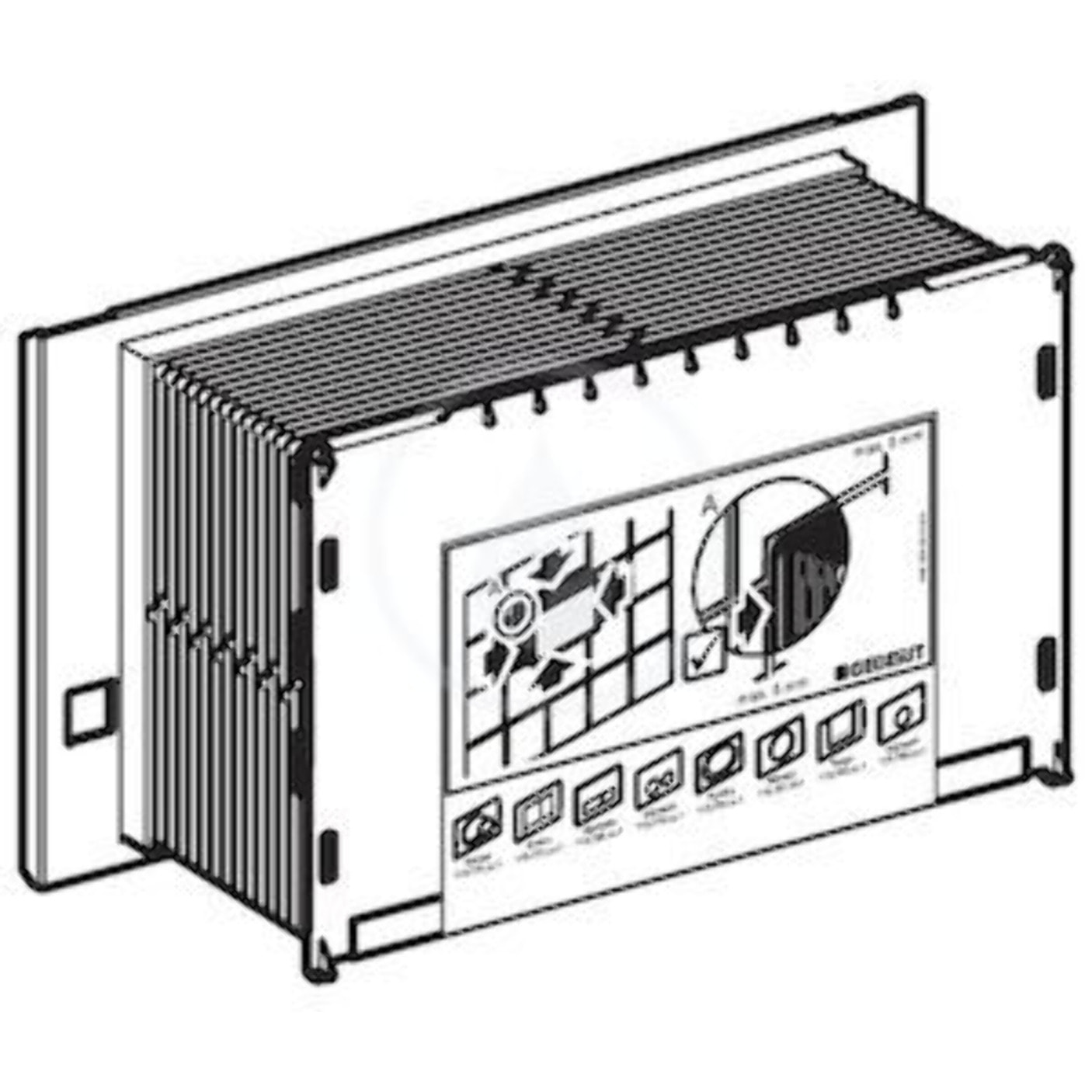 Boitier de protection, pour chasse d'eau encastrée Geberit Sigma pour UP320 / UP 720 (241.826.00.1)