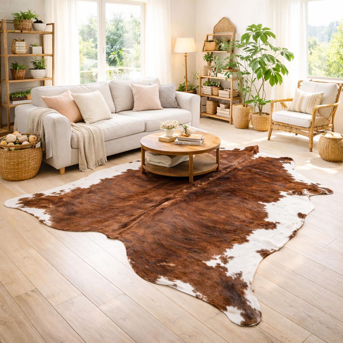 Tapis peau de vache kilm fait à la main BEDA