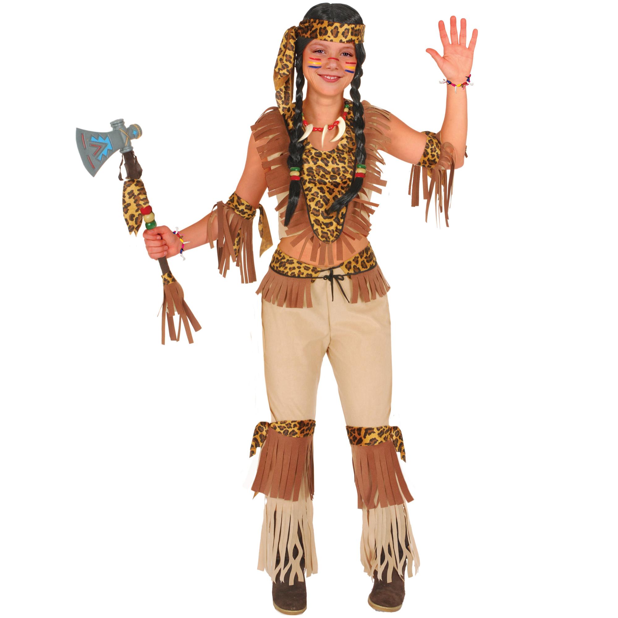 Indiana D'America Nuvola Bianca Costume Carnevale Bambina