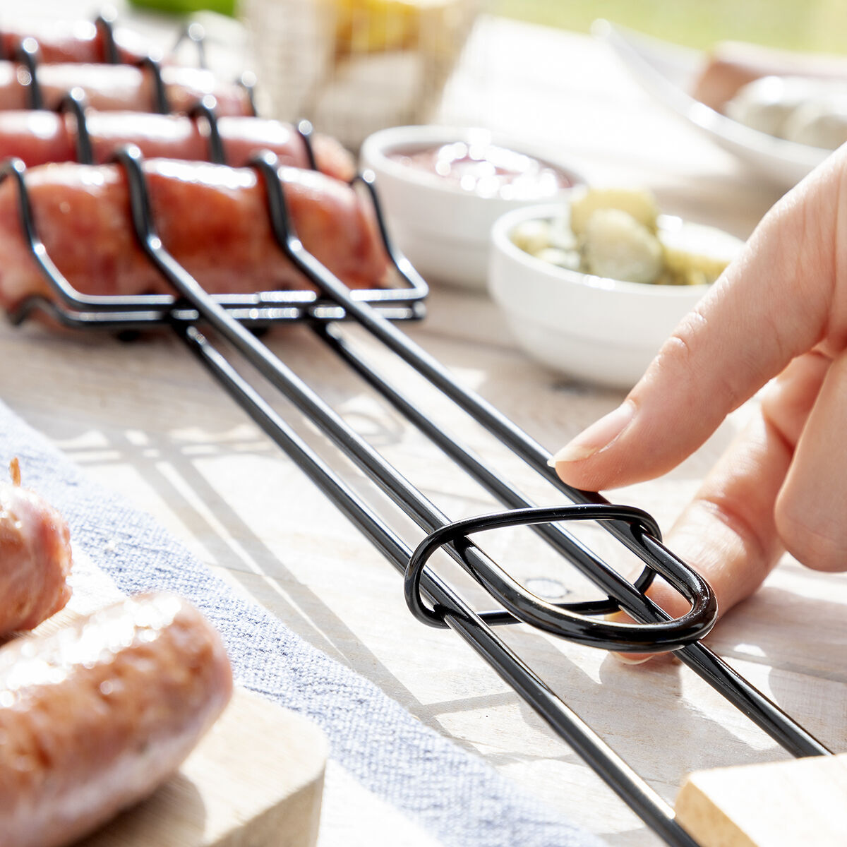 Griglia per Barbecue per Salsicce Sosket InnovaGoods