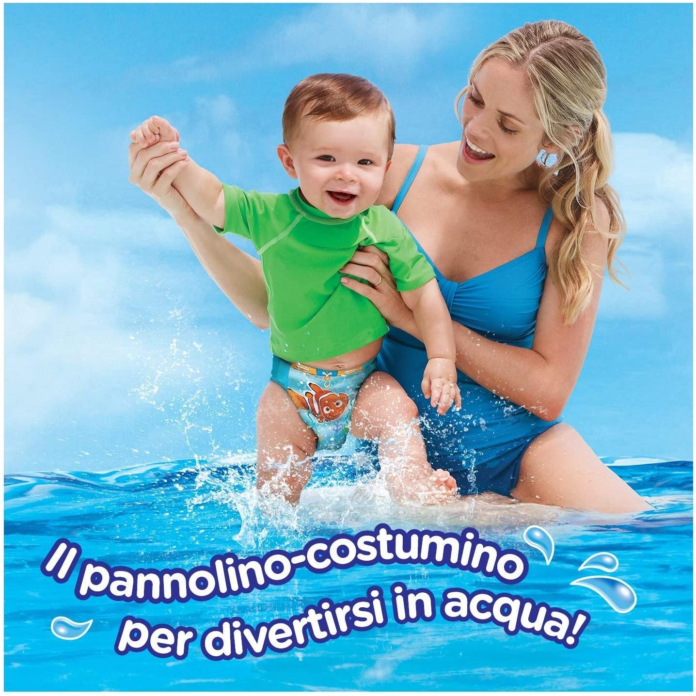 Huggies Litte Swimmers Pannolini Costumino Taglia 3/4 M - Pacco Grande da 20 Pannolini unisex Huggies