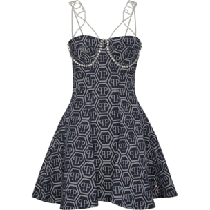 PHILIPP PLEIN Denim Dress MONOGRAM