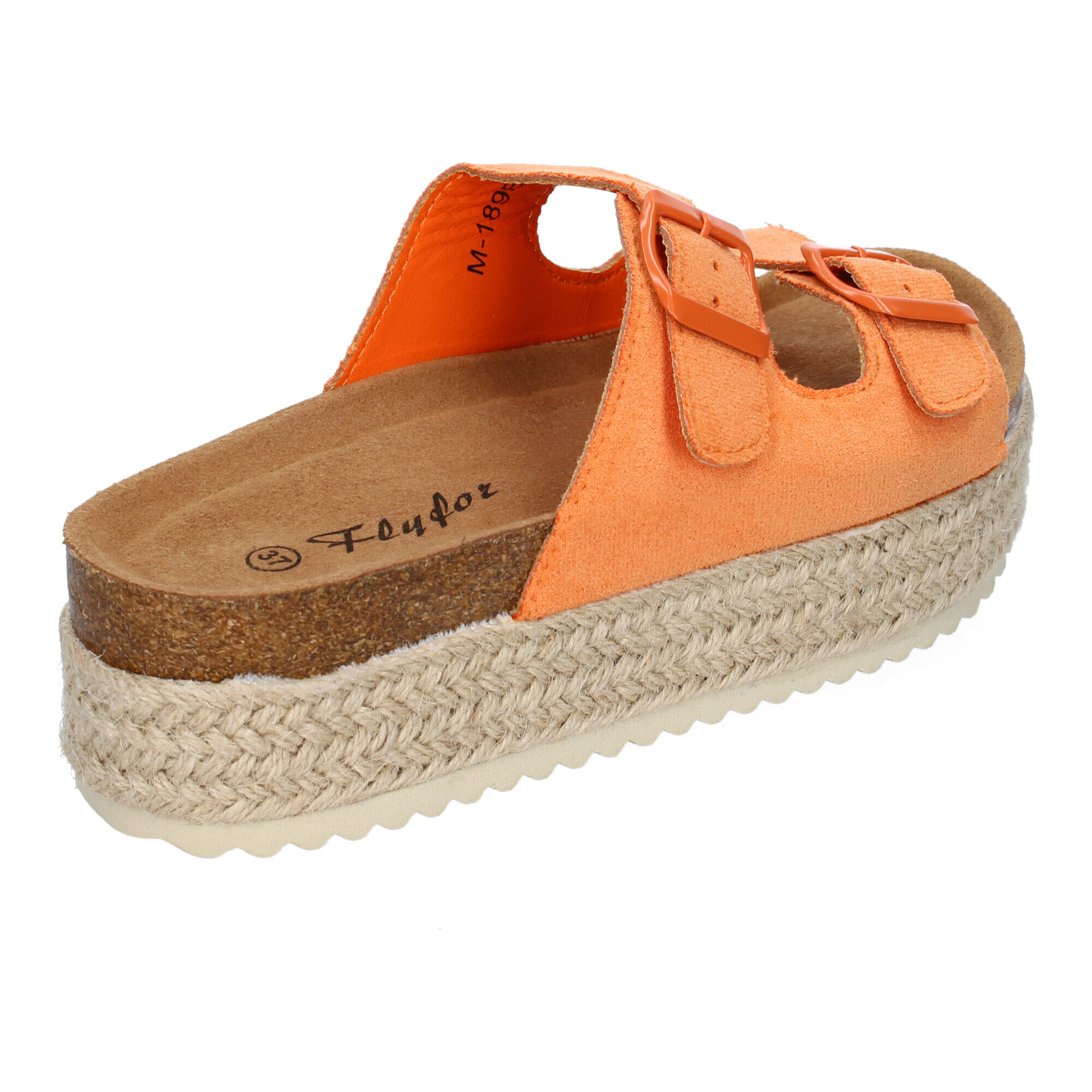 Sandalia de Plataforma para Mujer, Cómodas y Elegantes, Forradas de Yute