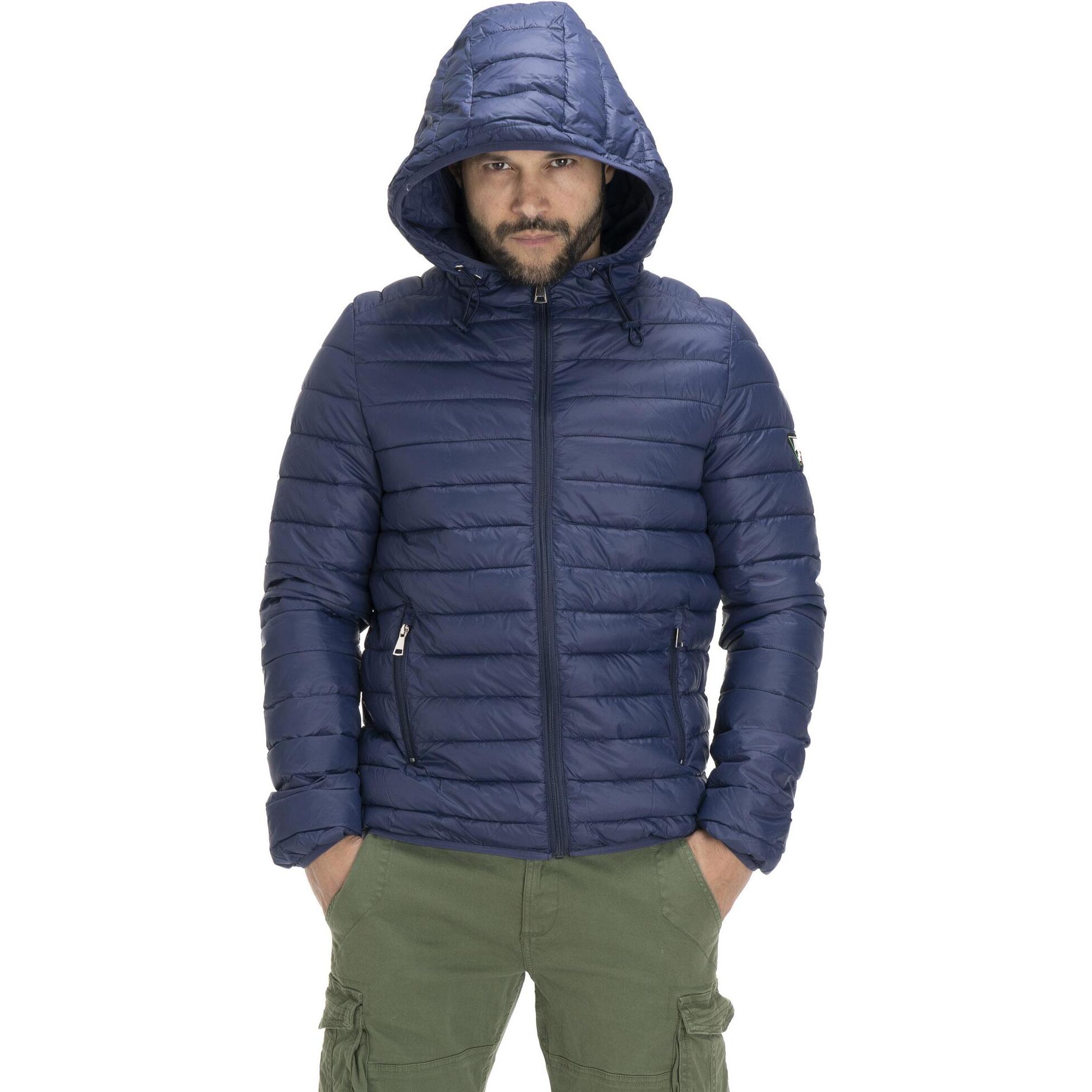 Chaqueta de hombre con capucha y cremallera Basic