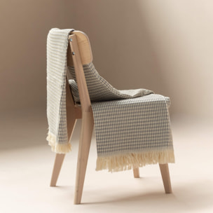 Manta Nido - 90% Algodón - 10% Poliéster - 140x190 cm - Gris