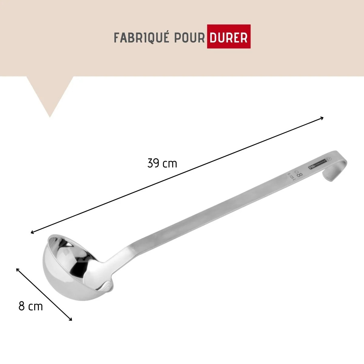 FM Professional Louche en Inox