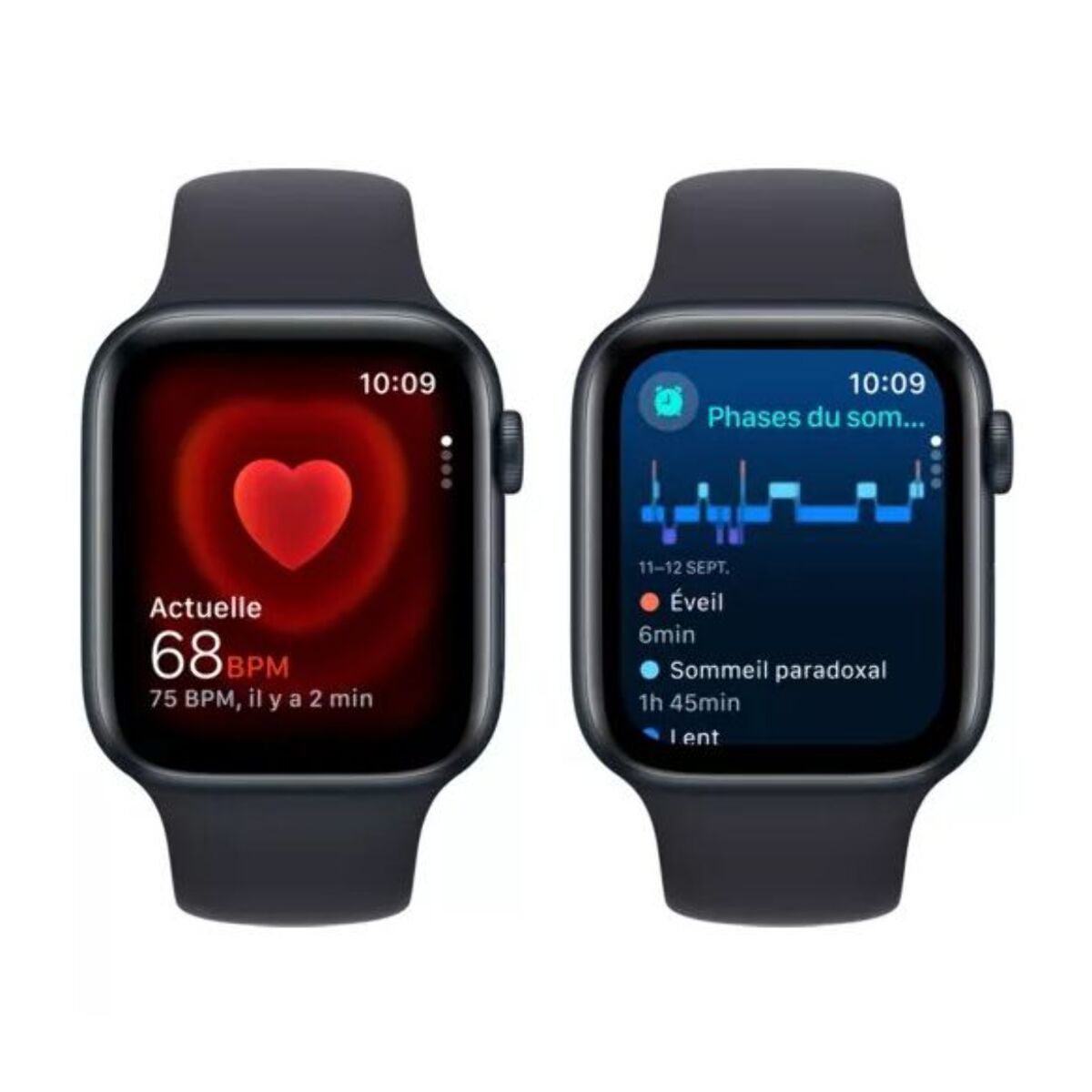 Montre connectée APPLE WATCH SE 44mm Minuit M/L