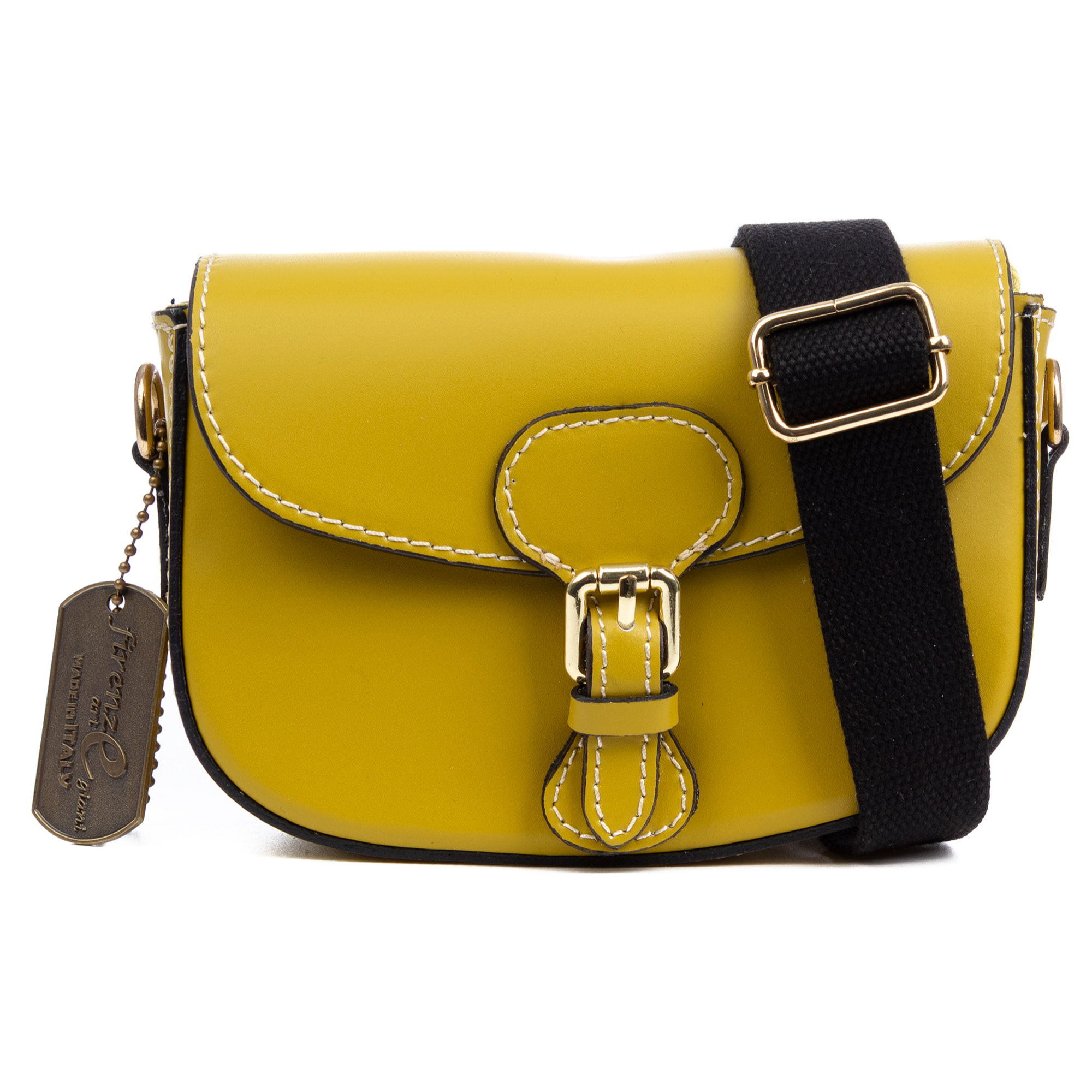 Anghiari bolso bandolera mujer. Piel auténtica acabado Ruga