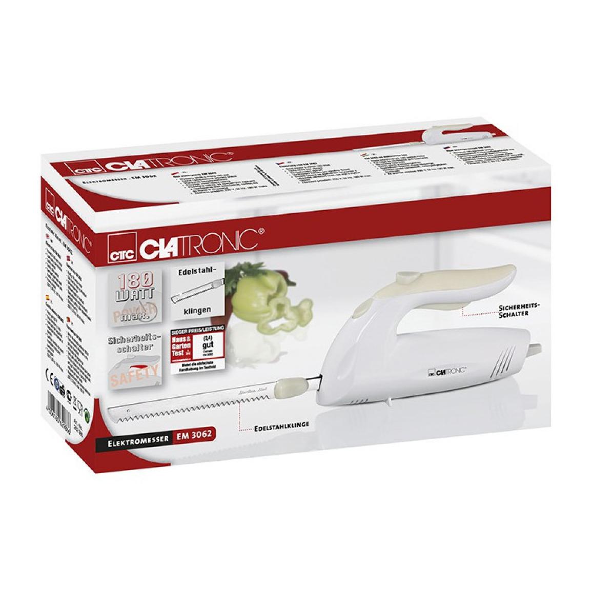 Couteaux électrique Clatronic EM 3062 Blanc