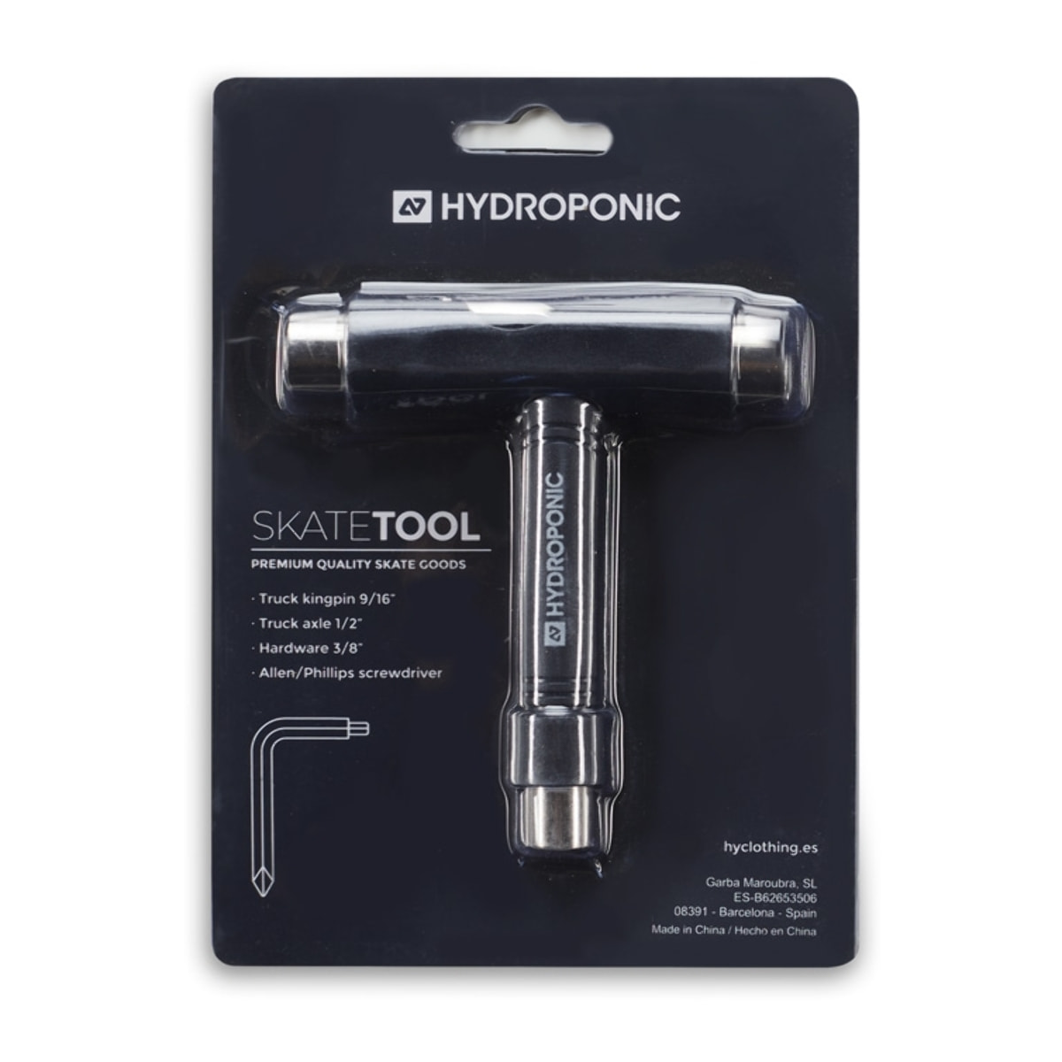 Herramienta de skate Hydroponic T-TOOL BLACK