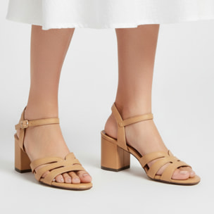 Sandali cinturino regolabile- tacco 7,0 cm