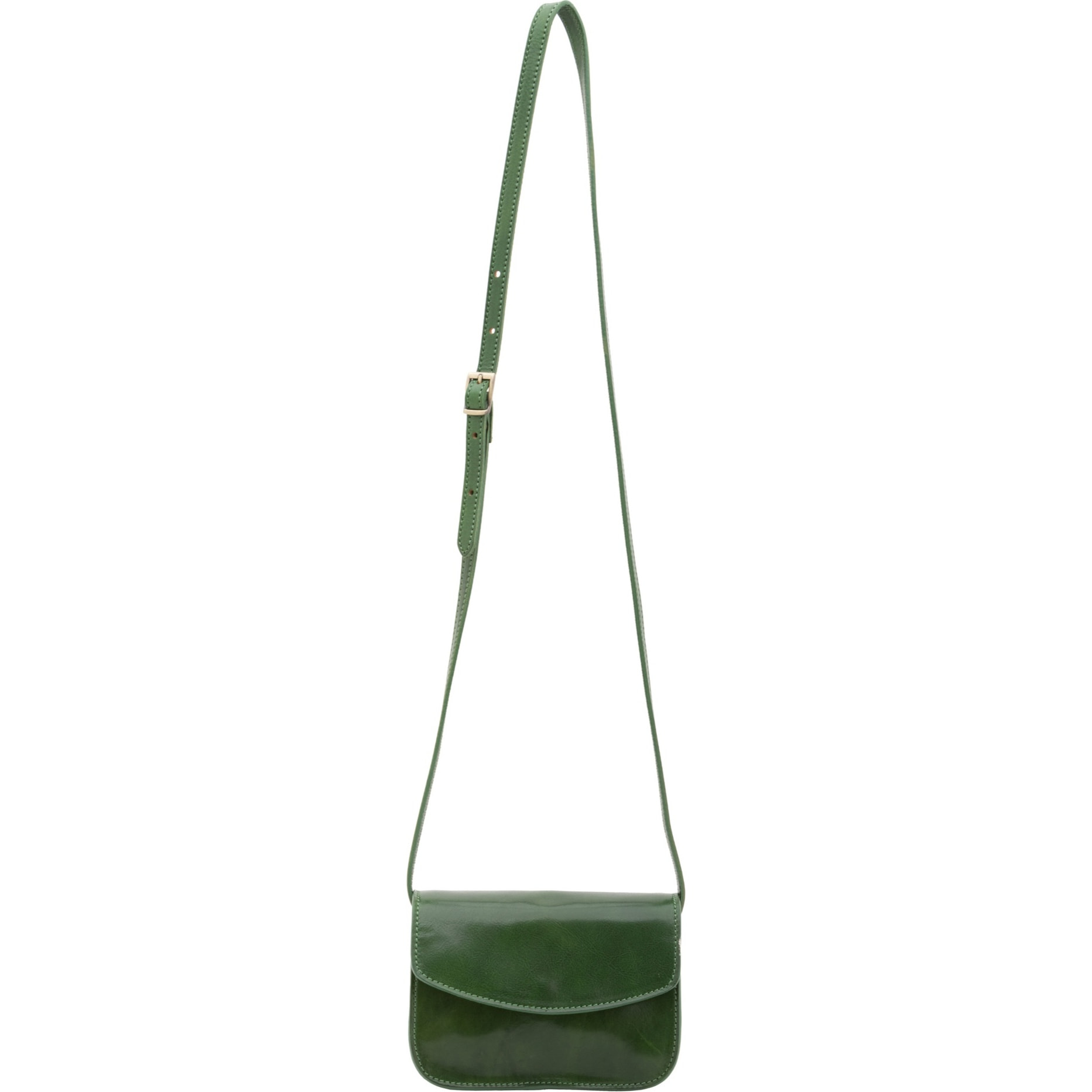 Borsa a tracolla da donna - Modello False - Vera pelle - 19.0 x 13.0 x 9.5 cm