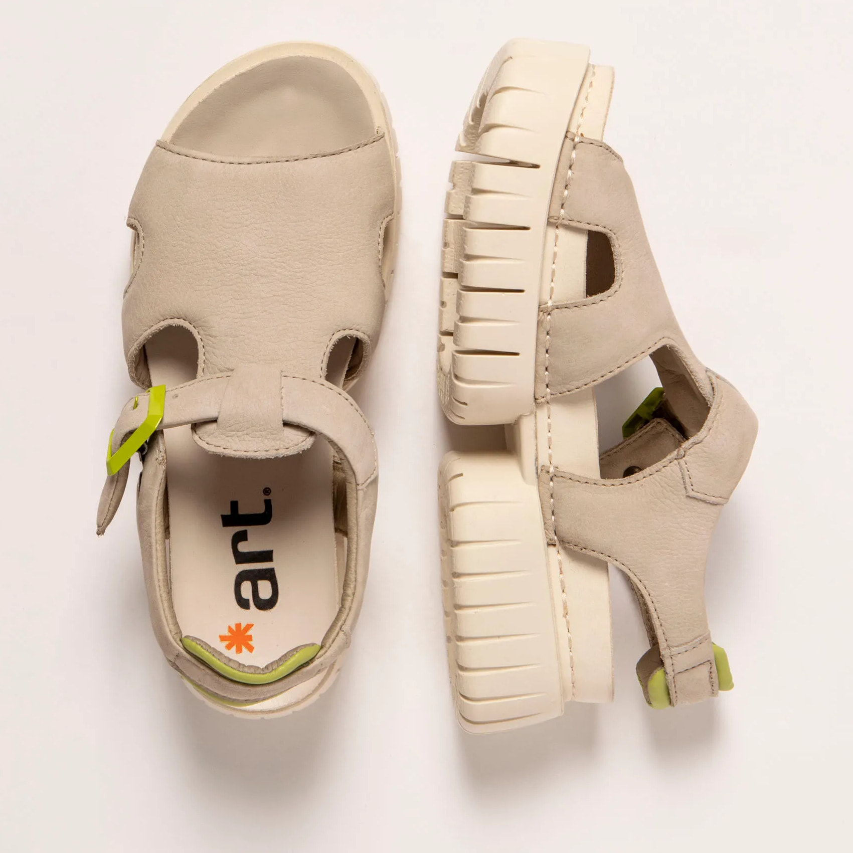 Sandalias 1882 NOBUCK BONE/ MADEIRA color Bone