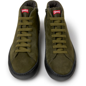 Zapatillas - CAMPER Peu Touring - Verde - Piel nobuk