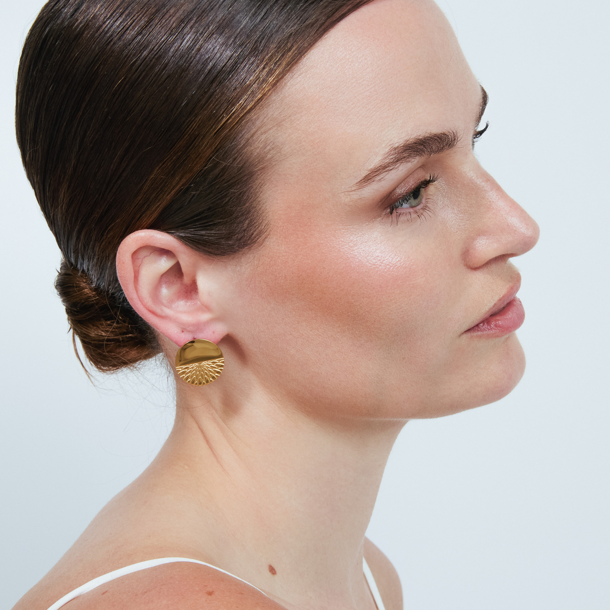 Pendientes Soodla acabado oro amarillo 18k