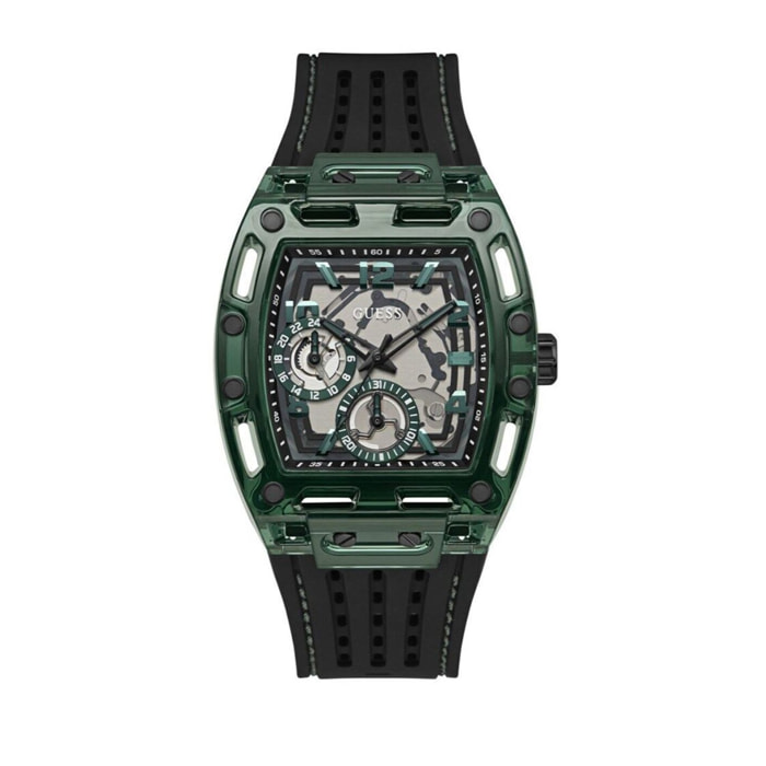 Reloj Guess GW0499G7 Hombre Analogico Cuarzo con Correa de Silicona