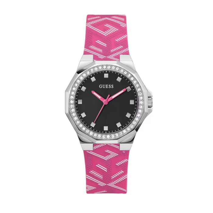 Reloj Guess GW0598L1 Mujer Analogico Cuarzo con Correa de Silicona