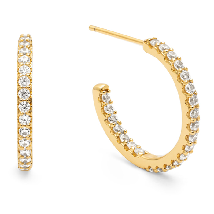 Pendientes Aro Scarlett S Baño Oro