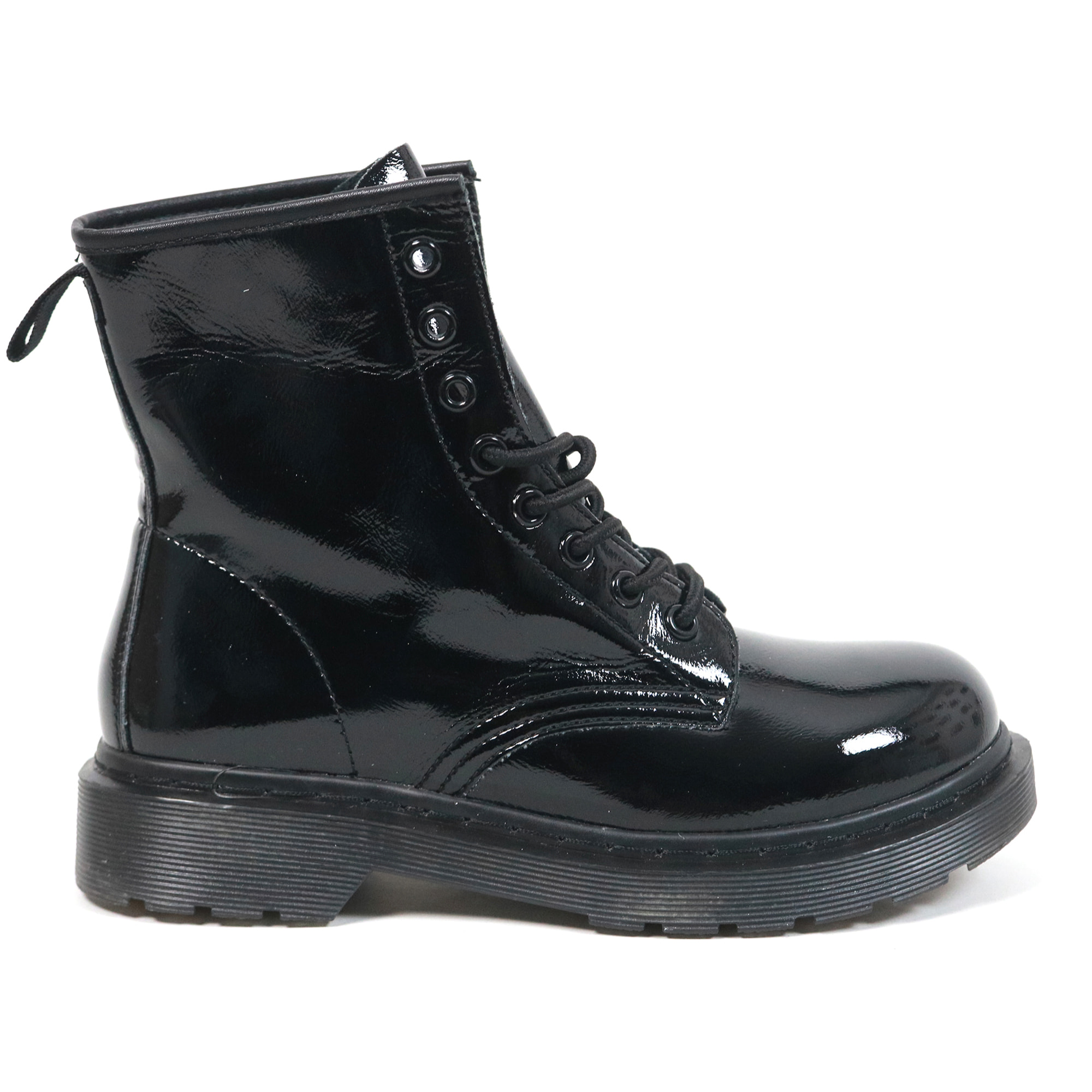 ANFIBIO 8 BUCHI VERNICE NERO