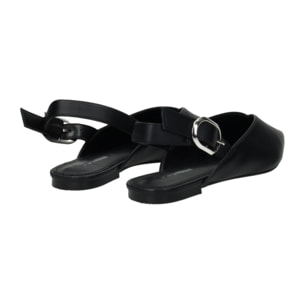 Décolleté sling back Donna Tata Italia Nero
