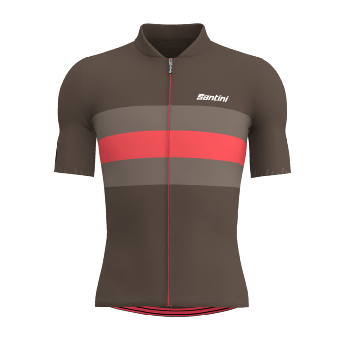 Bng – Maillot Manches Courtes Homme - Chocolat - Unisex