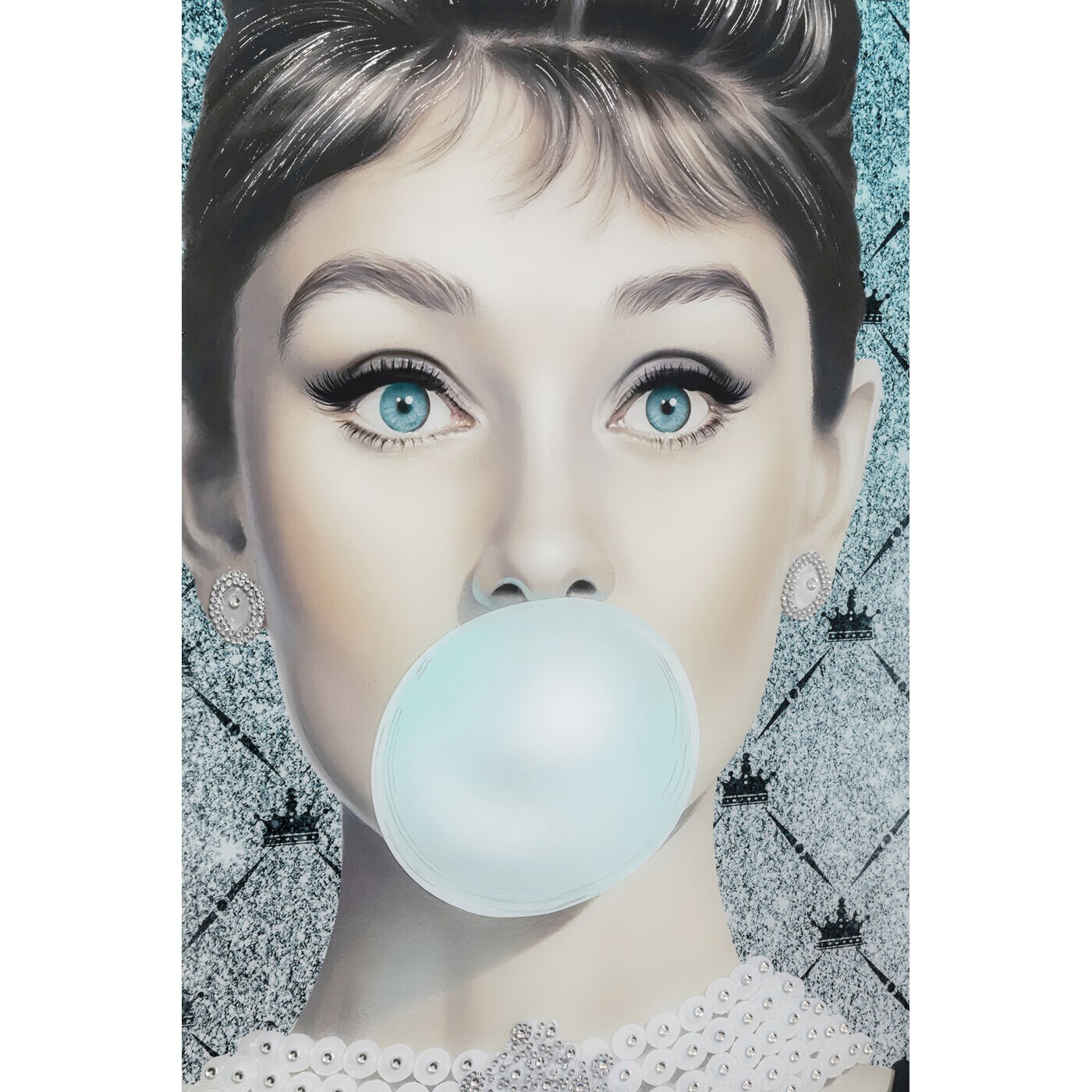 Tableau Frame diva chewing-gum 80x120cm Kare Design