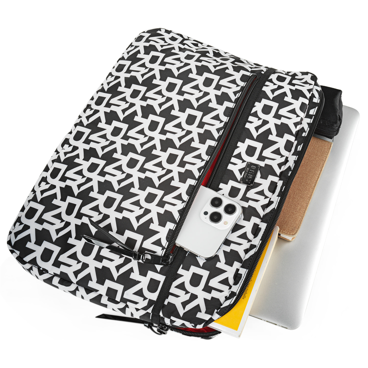 Funda Portátil Dkny Dkny-927 Laptop Case Negro-Blanco