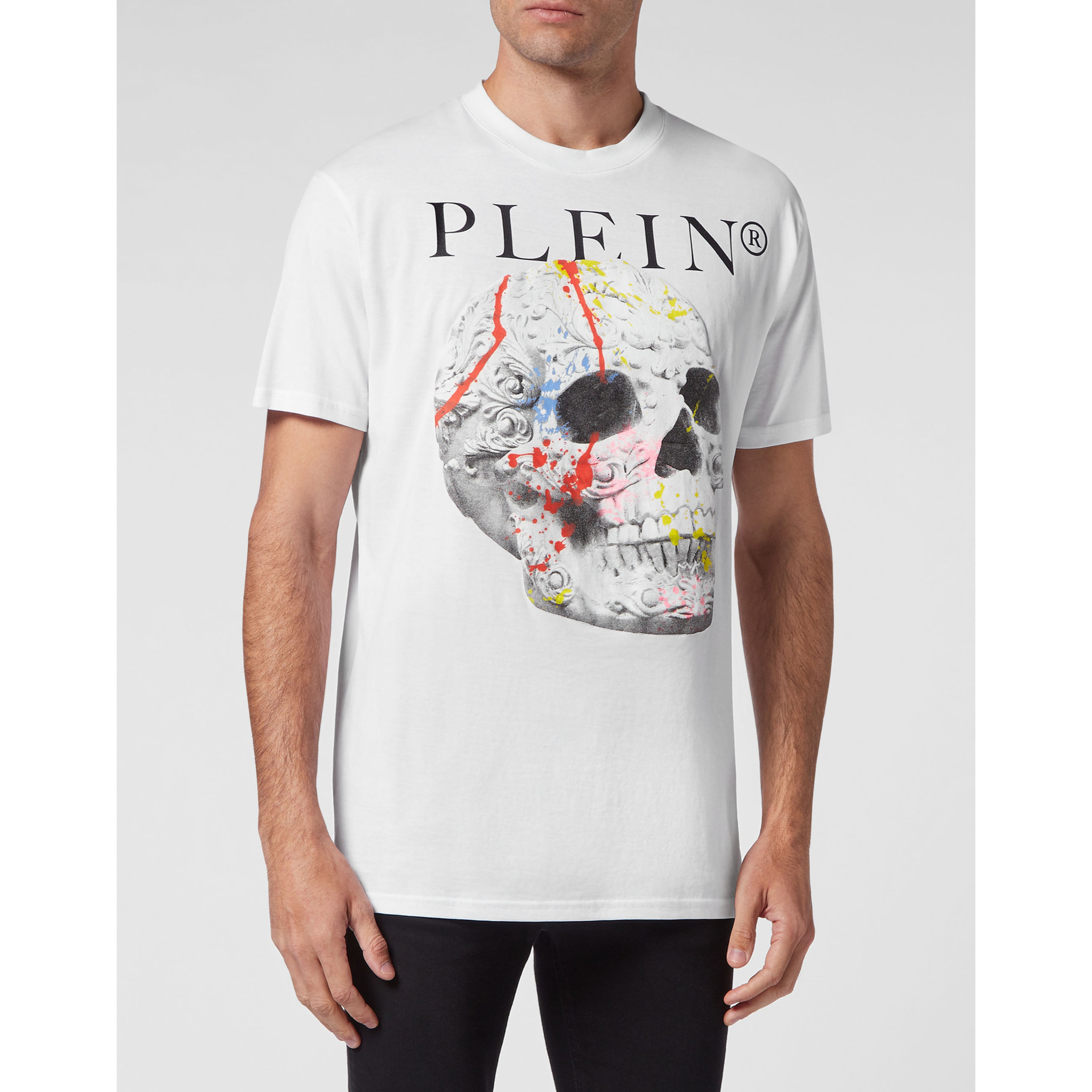 PHILIPP PLEIN Maglietta a girocollo SKULL