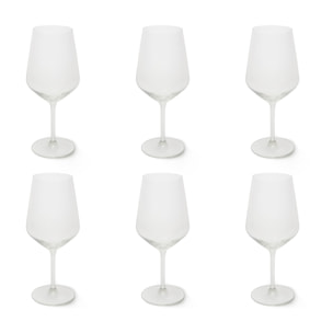 Set de 6 verres à vin Excelsa – Verona, Verre Transparent 53 cl