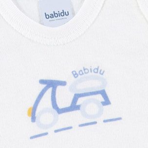 Body Tirante Sport Estampado 1X1 Blanco Talla 1