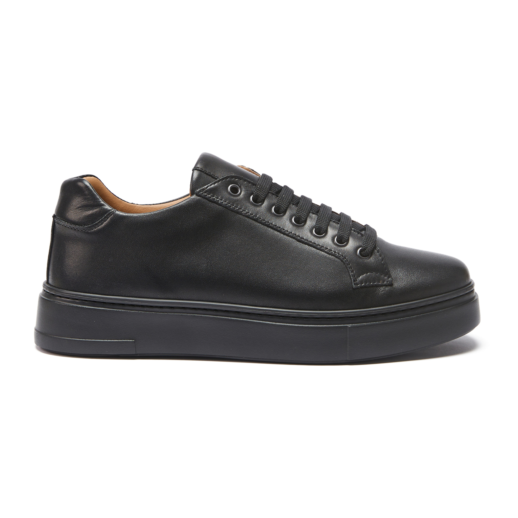 Classic Lace-up Sneaker British Passport Nero