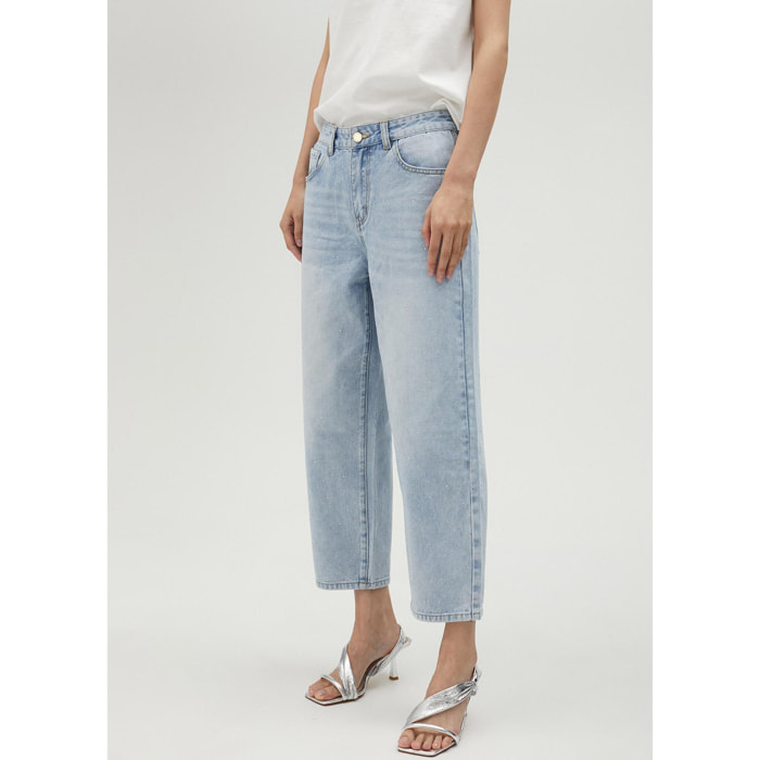 Jeans con strass