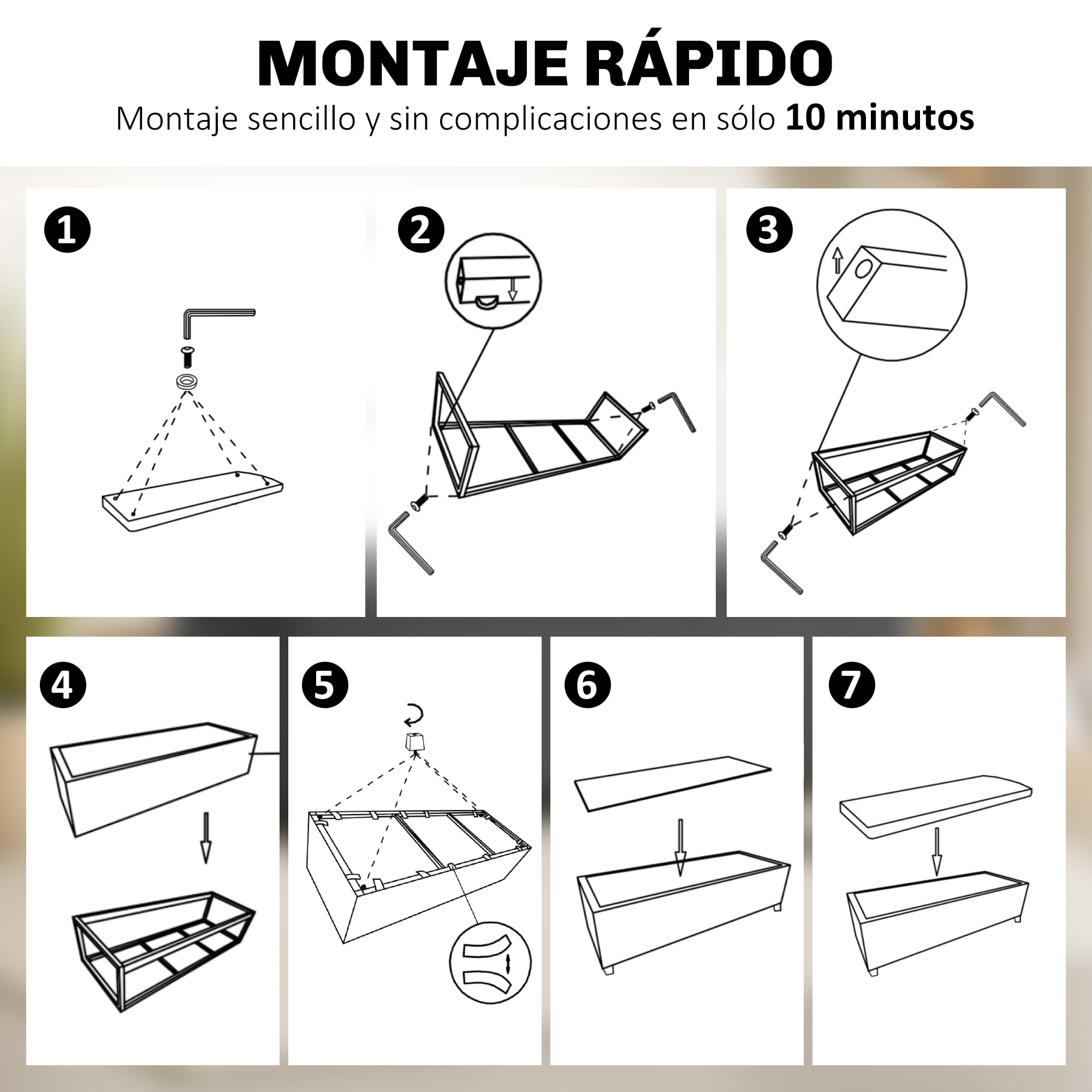 Puff Almacenaje, Banco Almacenaje Plegable, Capacidad de 84 L, 112x42x40 cm, Tapizado en Pana, Pie de Cama, para Sala de Estar, Dormitorio, Entrada, Gris
