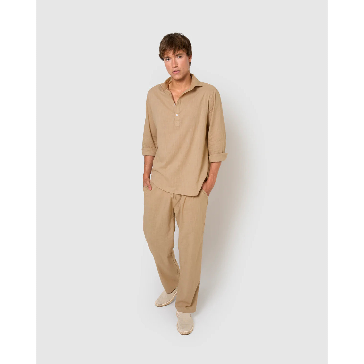 Camisa algodón cuerda