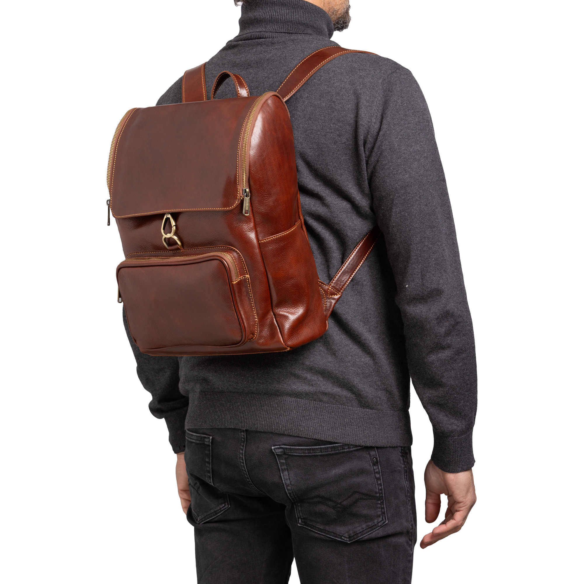 Borsa a spalla  da donna In Vera pelle Made in Italy 30x40x19 cm