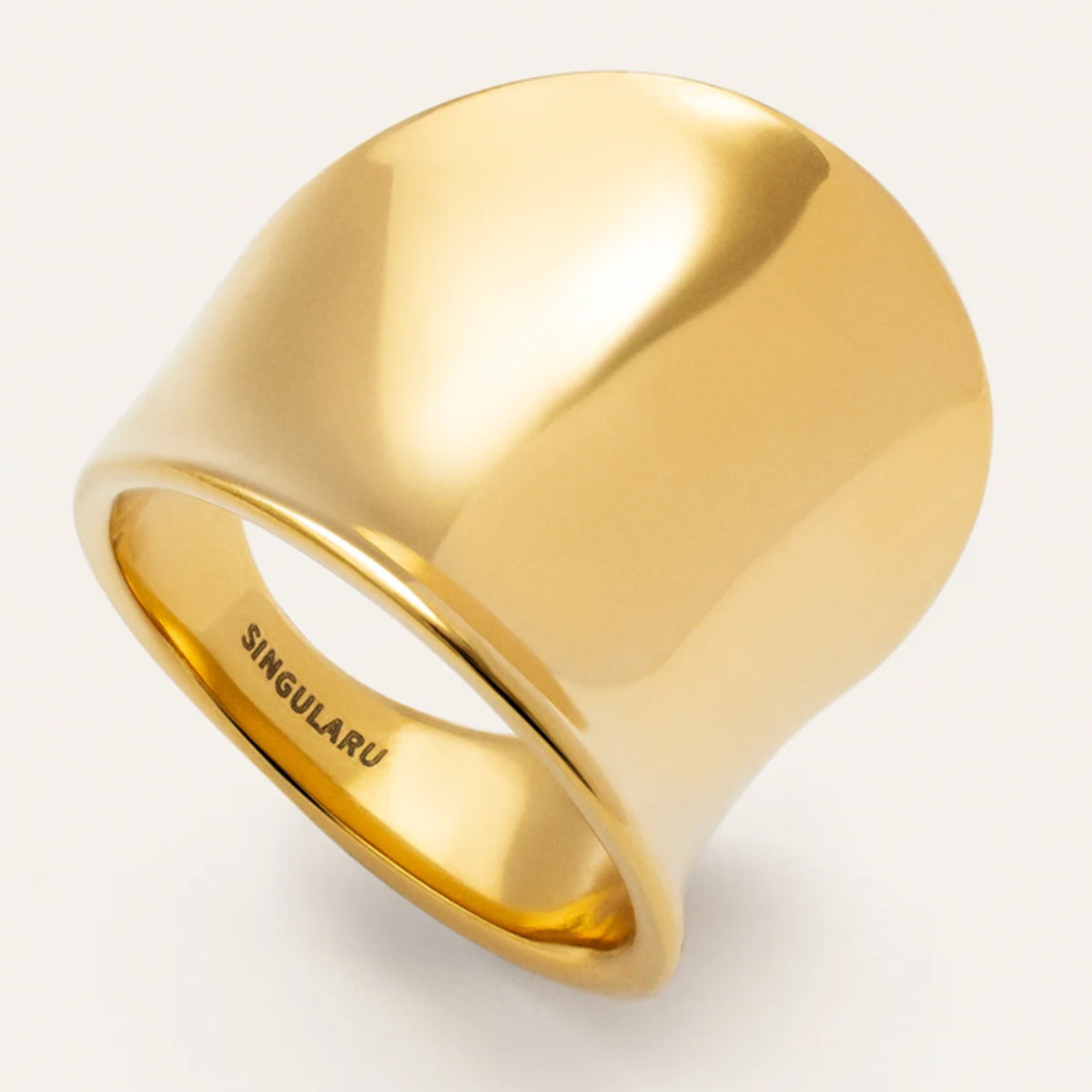 Anello Odisea Acciao Placcato Oro