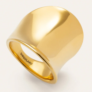 Anello Odisea Acciao Placcato Oro