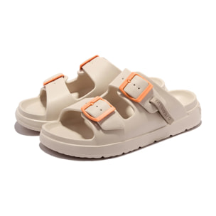 Sandalias Abiertas de Mujer Hebilla Ajustable Vibe Beige