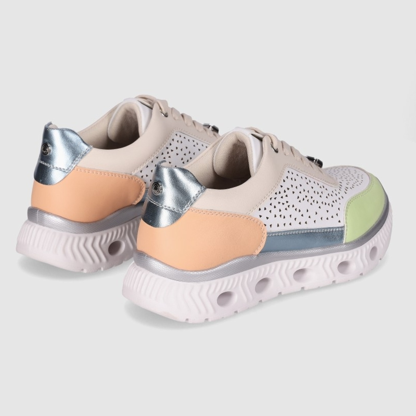 Deportivos - Multicolor - Tacón: Bajo