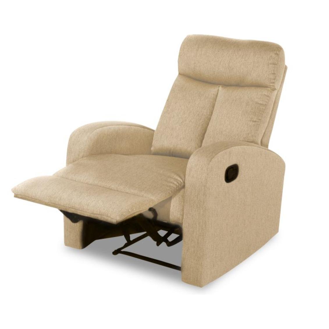 Sillón relax Shelby Beige