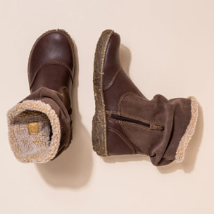 Botines N758 NATURAL GRAIN-LUX S. BROWN/ NIDO color Brown